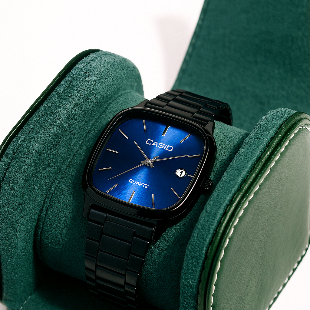 Relógio Azul Casio Vintage
