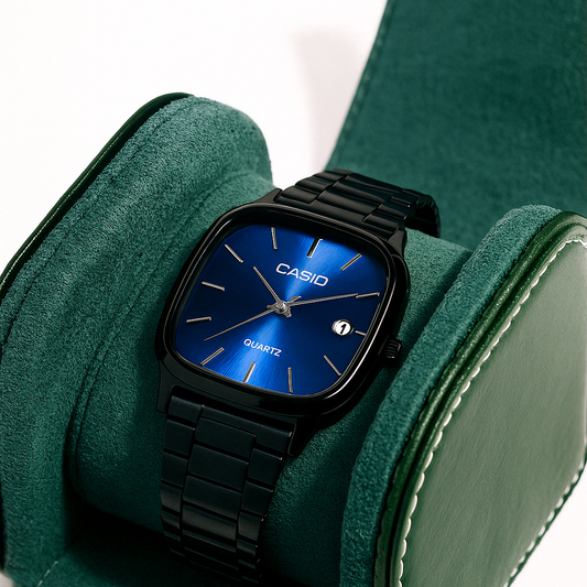 Relógio Azul Casio Vintage