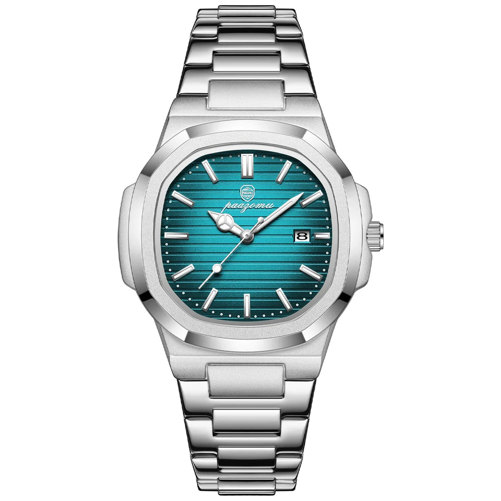 Relógio Masculino Quadrado Nexda Steel