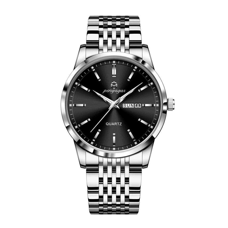Relógio Masculino Prata Nexda Fashion Lux