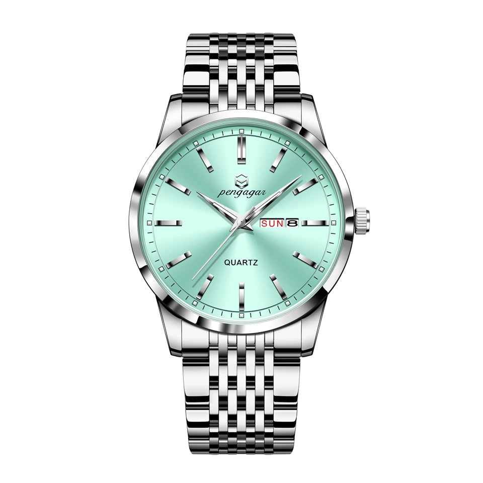 Relógio Masculino Prata Nexda Fashion Lux