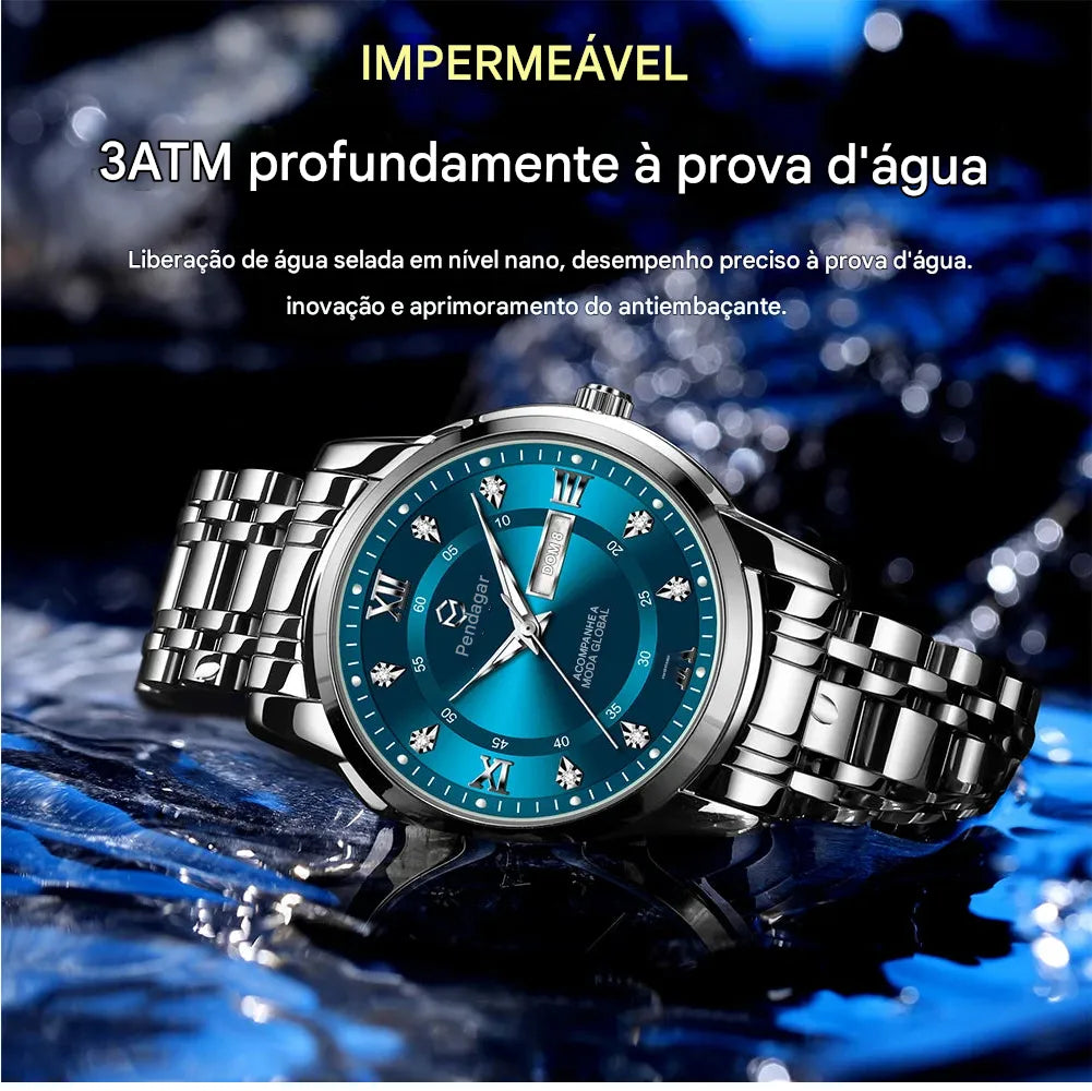 Relógio Masculino Nexda Elegance Steel