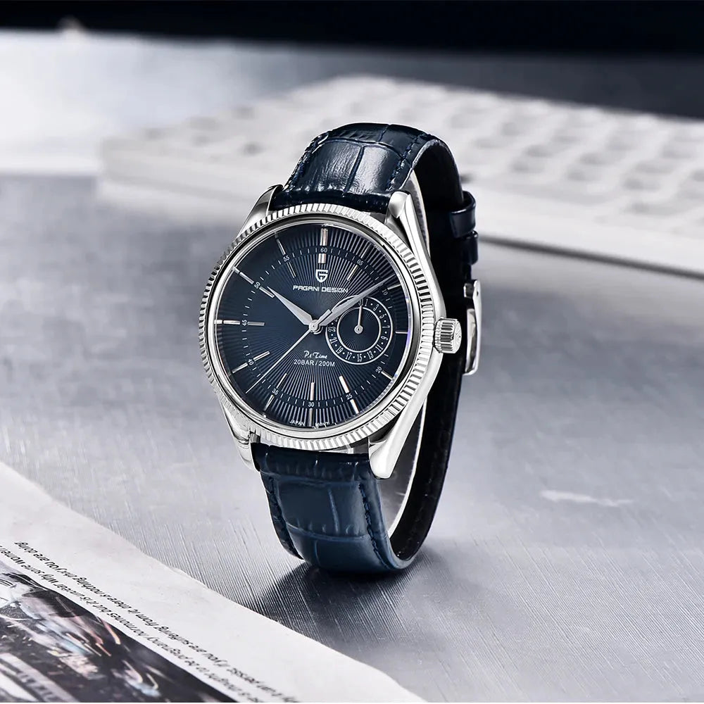 Relógio Masculino Pagani Design Azul Seraphim